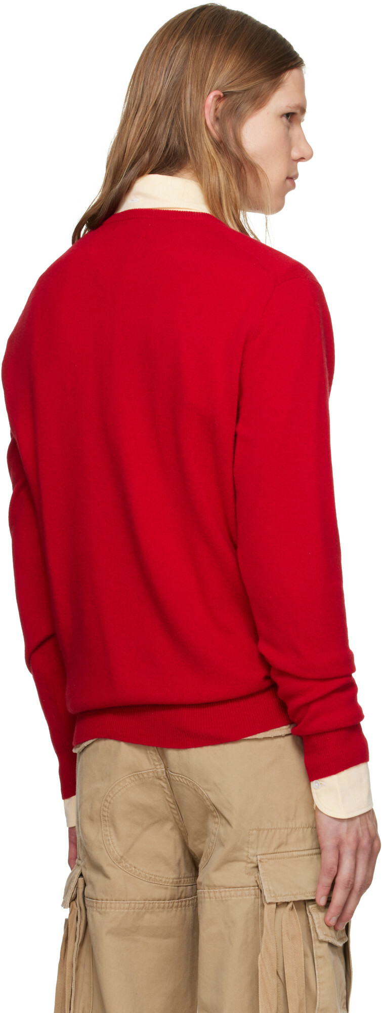 Polo Ralph Lauren Red Wool Sweater