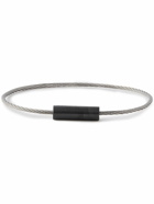 Le Gramme - 5g Silver-Tone Brushed-Ceramic Bracelet - Black