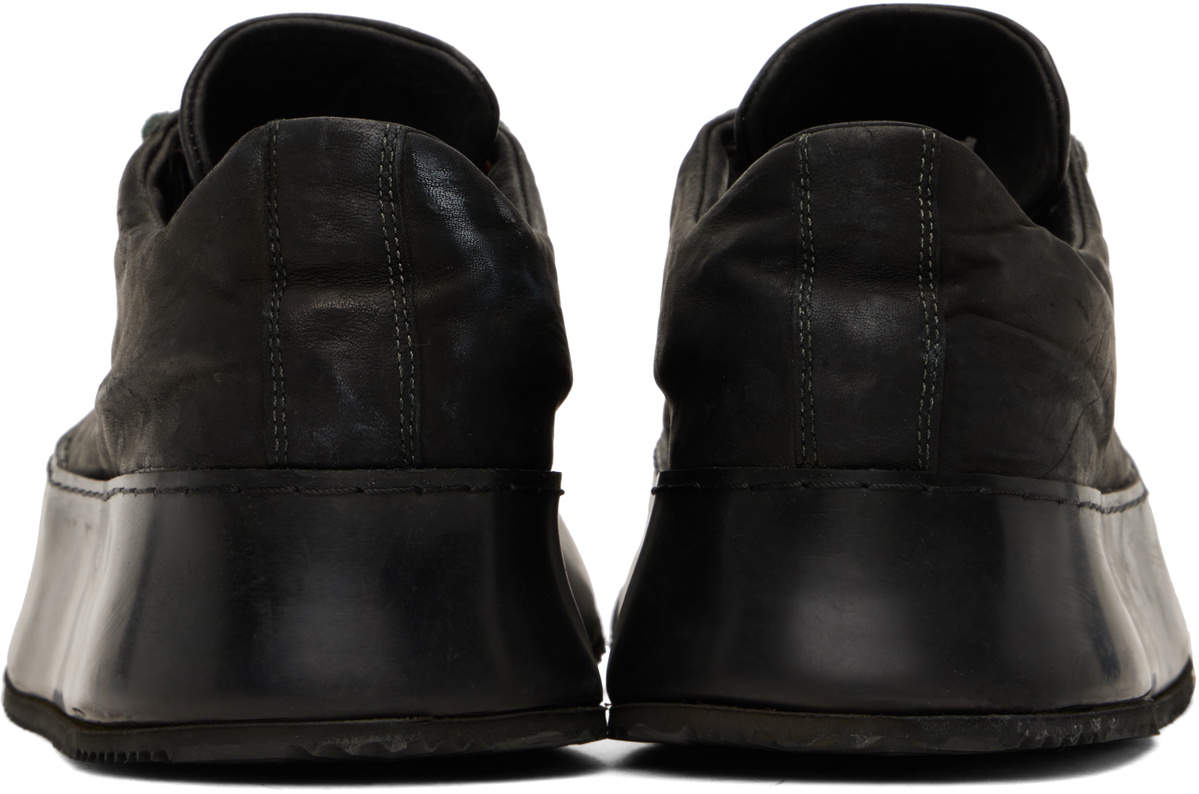 A Diciannoveventitre Black Canua Low Sneakers