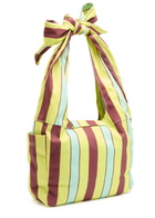Damson Madder Tati Canvas Shoulder bag - Lime - One Size