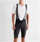 Cafe du Cycliste - Augustine Mesh-Panelled Jersey Cycling Bib Shorts - Black