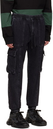 Juun.J Black Carryover Cargo Pants