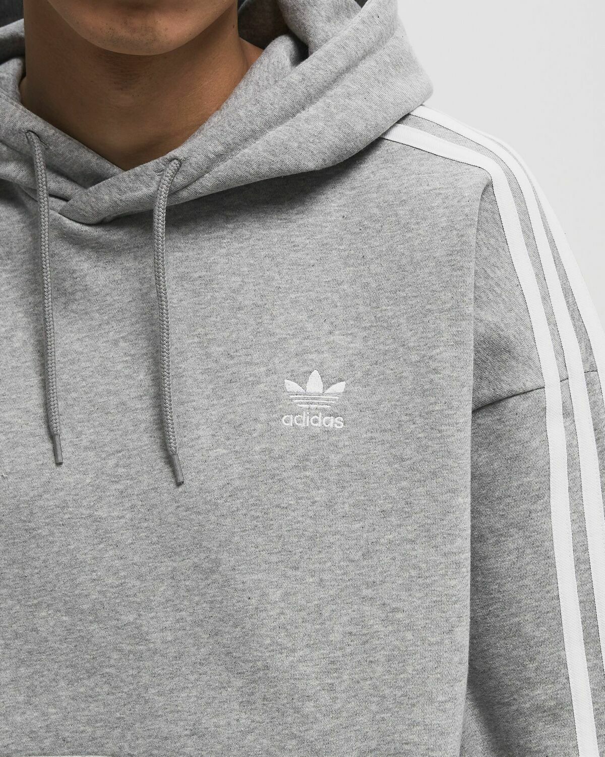 Adidas BAGGY HOODIE Grey Mens Hoody adidas