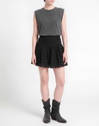 Poupette St Barth Womens Mini skirt in Black