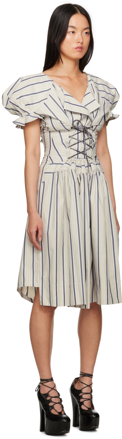 Vivienne Westwood Green Kate Midi Dress Vivienne Westwood