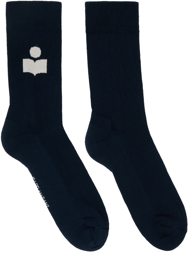 Photo: Isabel Marant Navy Siloki Socks