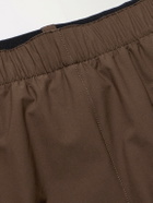 Portal - Marka Liner 5" Mesh-Trimmed Recycled-Shell Running Shorts - Brown