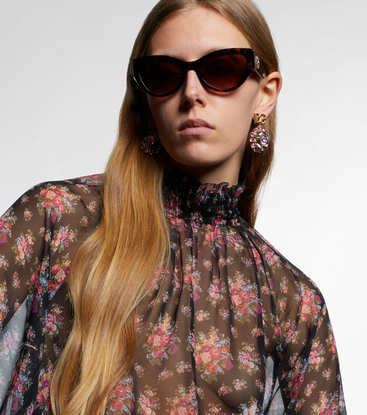 Dolce&Gabbana Devotion cat-eye sunglasses