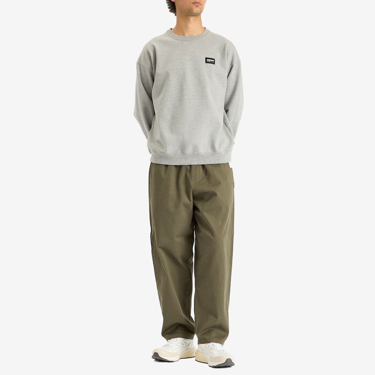 23AW NEIGHBORHOOD PLAIN SWEATSHIRT スウェット Neighborhood Men's Plain Sweatshirt in Gray Neighborhood