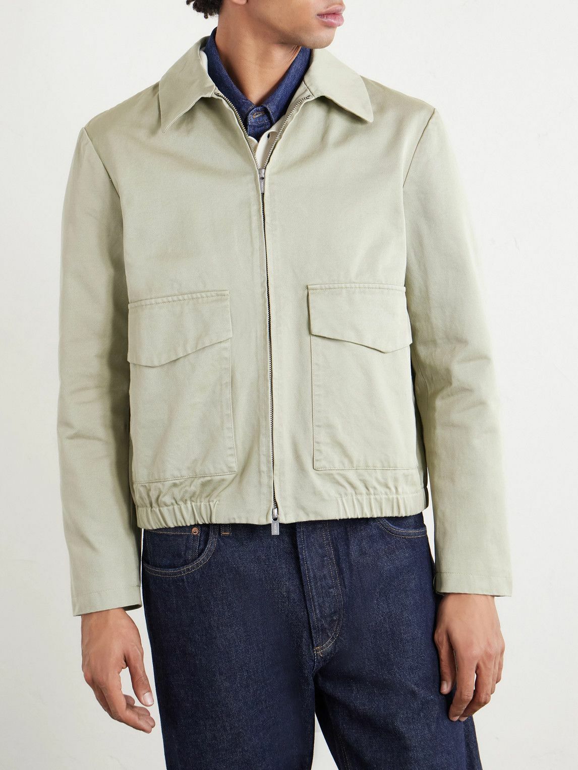 Barena - Cotton-Gabardine Jacket - Green