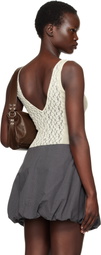 Baserange Off-White Crescent Bodysuit