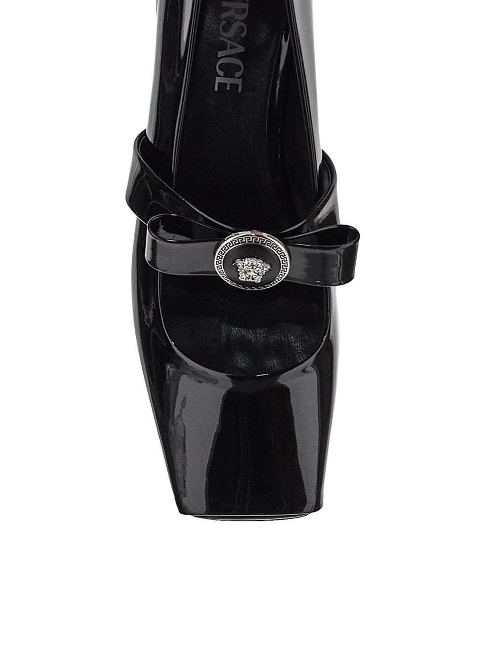 Versace Leather Ballerinas Versace