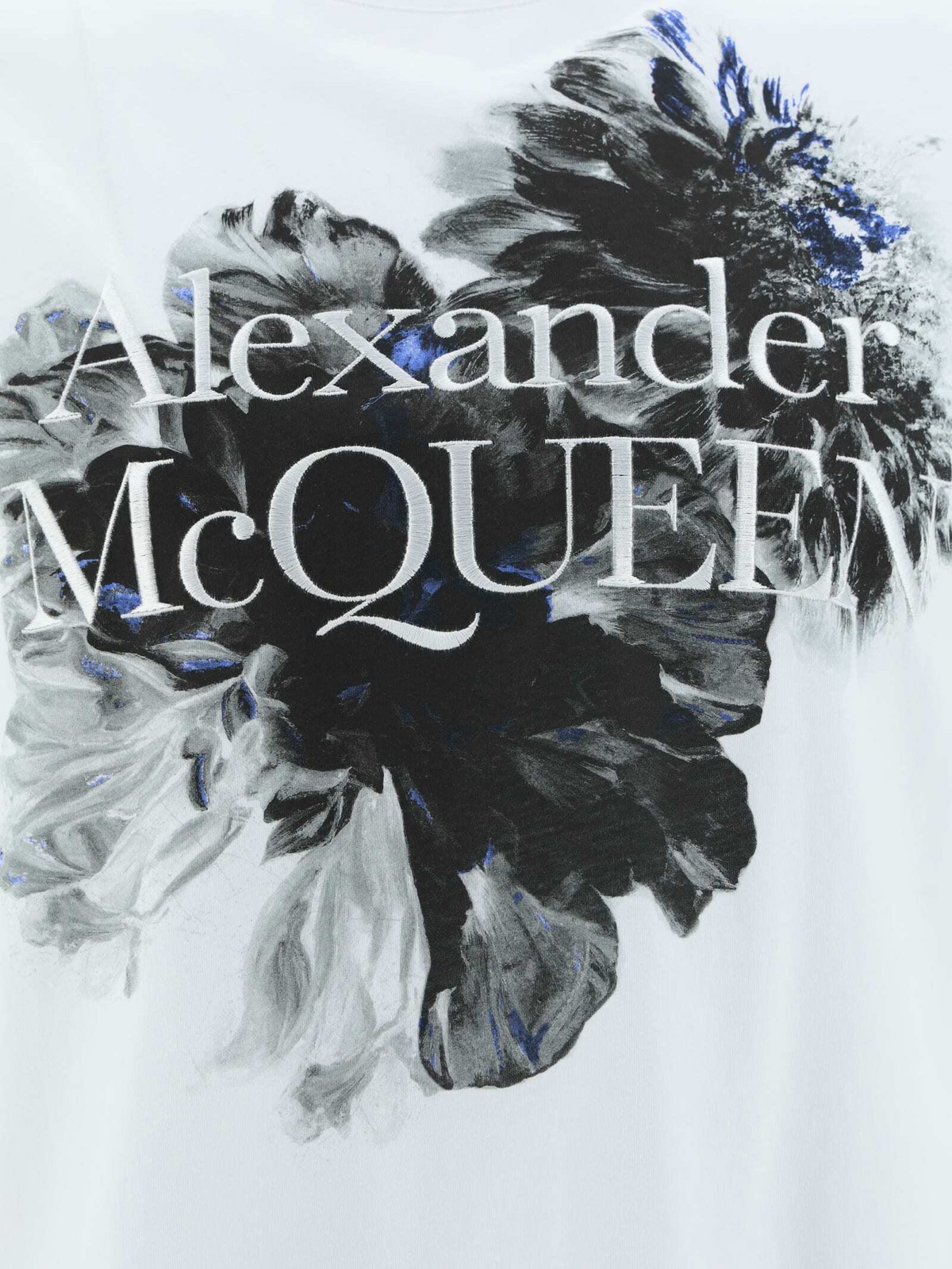 Alexander McQueen Dutch Flower Logo T-shirt Alexander McQueen