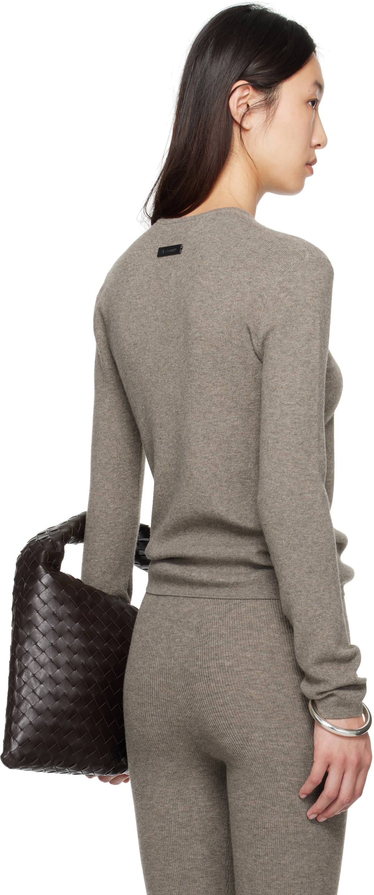 Fear of God ESSENTIALS Brown Soft Rib Long Sleeve T-shirt