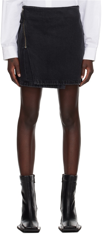 Photo: EYTYS Black Rogue Denim Miniskirt