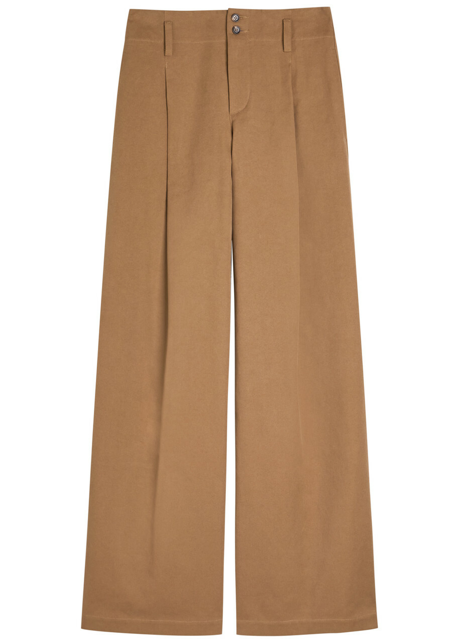 CHLOÉ Cotton Canvas Wide Pants Chloe