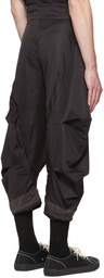 ænrmòus Black Cropped Trousers