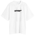 Off-White Men's Spray Arrow Slim T-Shirt in White/White