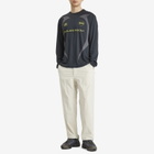 Boiler Room Men's x Umbro Long Sleeve Football Shirt in Blue