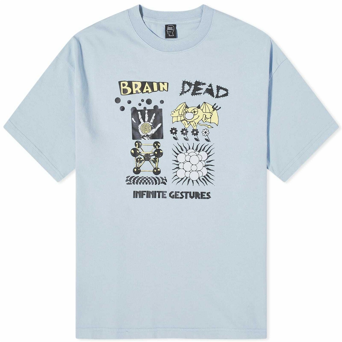 Photo: Brain Dead Men's Infinite Gestures T-Shirt in Slate
