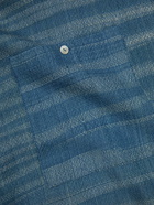 11.11/eleven eleven - Indigo-Dyed Merino Wool Shirt - Blue