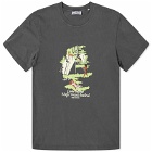 Carne Bollente Men's Magic Woods Festival T-Shirt in Washed Black