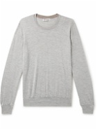 Brunello Cucinelli - Cashmere and Silk-Blend Sweater - Gray