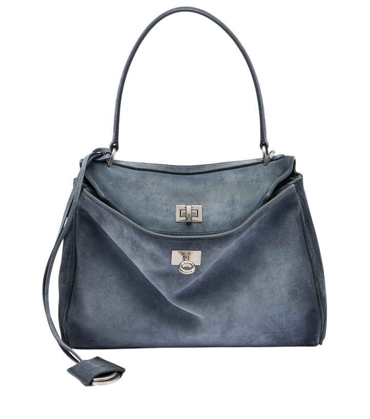 Photo: Balenciaga Rodeo Small suede top-handle bag