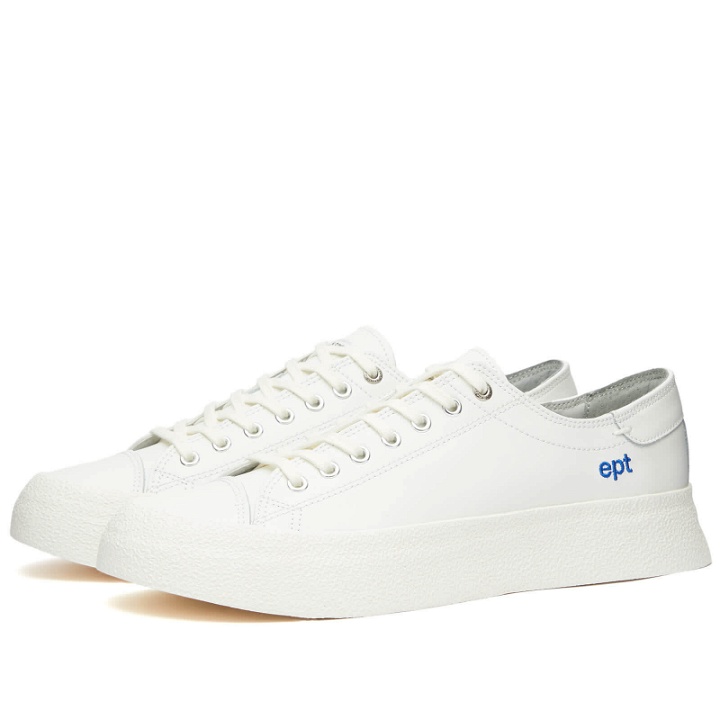 Photo: East Pacific Trade Men's Dive Leather Sneakers in White