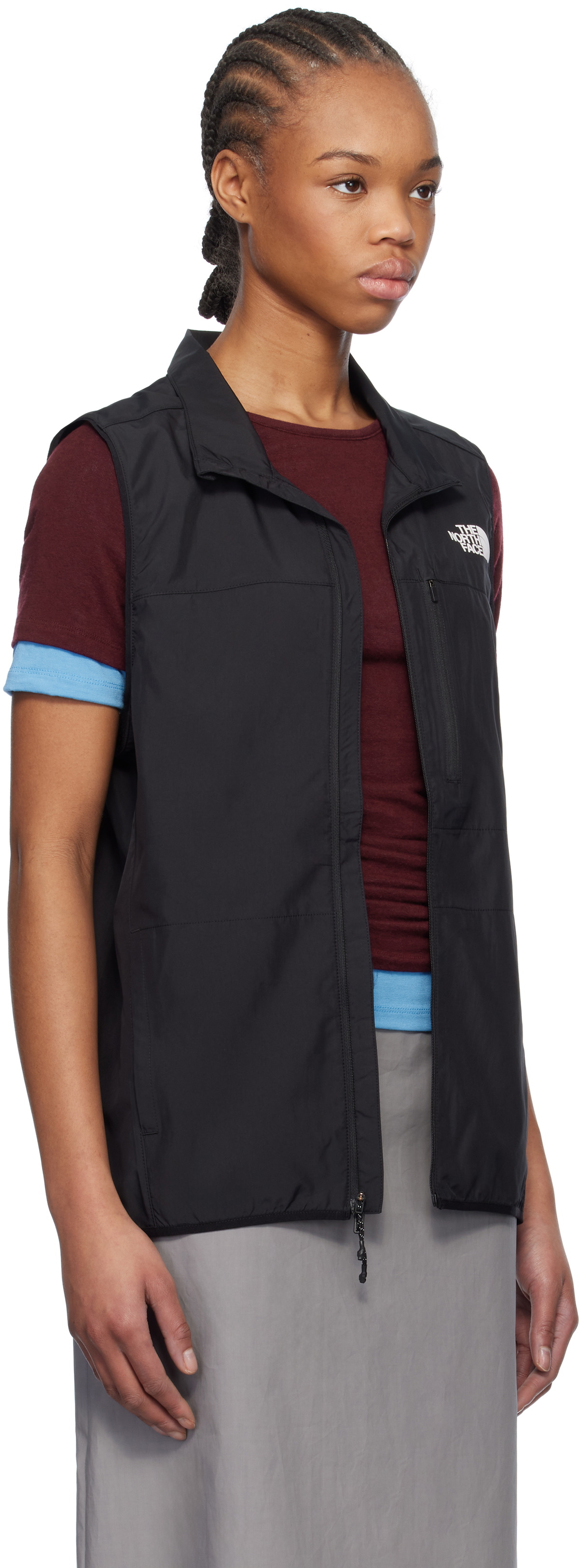 The North Face Black Higher Run Wind Vest
