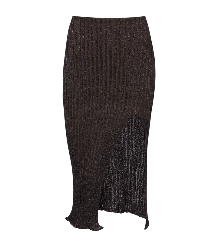 Photo: Missoni Striped lamé midi skirt