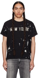 R13 Black 'New York' T-Shirt