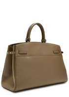 Demellier The Hudson Grained Leather top Handle bag - Taupe - One Size
