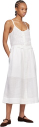 SEA NY Off-White Zora Tank Midi Dress