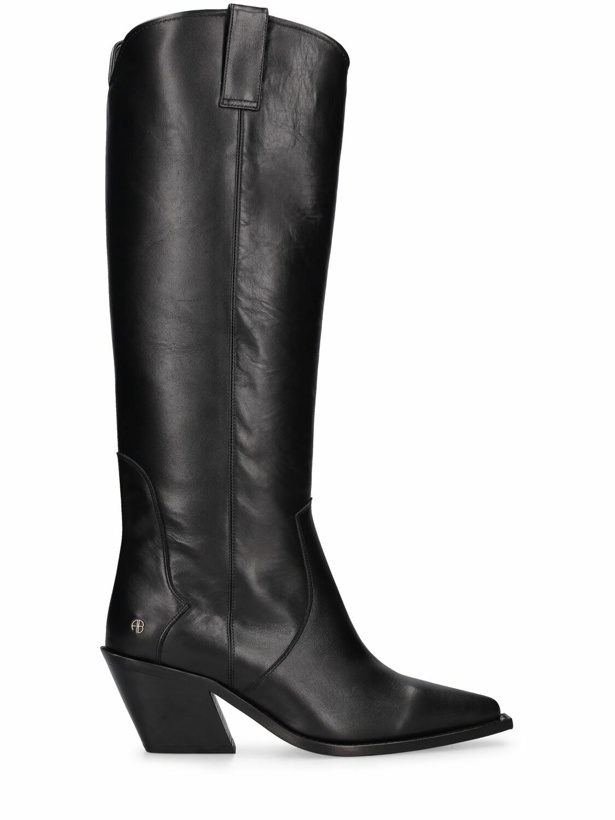 Photo: ANINE BING 70mm Tania Leather Tall Boots