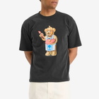 MARKET Men's Infinity Bear T-Shirt in Washed-Black