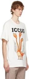 Gucci White Freya Hartas Edition 'ICCUG' T-Shirt