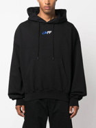 OFF-WHITE - Printed Cotton Hoodie