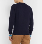 Orlebar Brown - Ethan Striped Cashmere Sweater - Navy