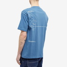 Men's AAPE Team Moon Head T-Shirt in Blue