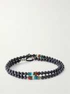 Mikia - Sterling Silver Multi-Stone Beaded Bracelet