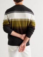 Loro Piana - Glenshell Striped Cashmere and Silk-Blend Sweater - Multi