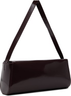 St. Agni Burgundy East West Baguette Bag