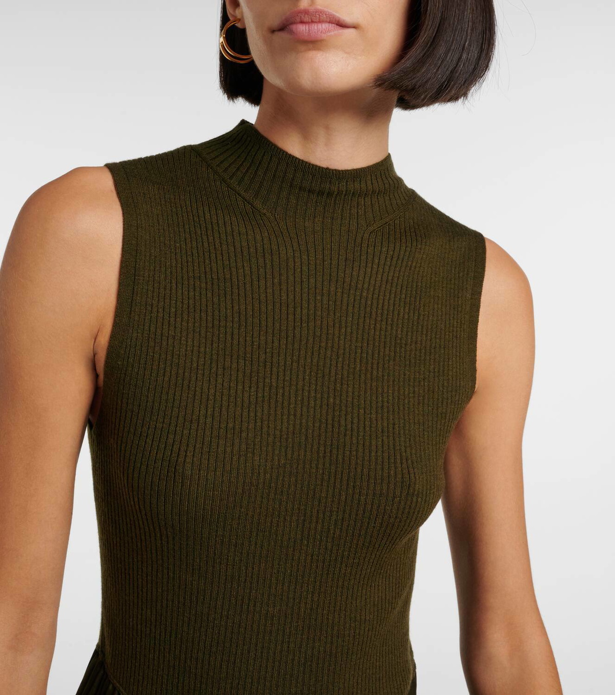 【送料 関税込】POLO RALPH LAUREN Knitted plisse midi dress Polo Ralph Lauren Knitted plissé midi dress Polo Ralph Lauren