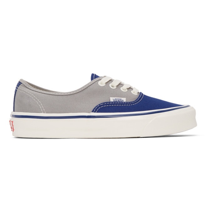 Photo: Vans Grey and Blue OG Authentic LX Sneakers