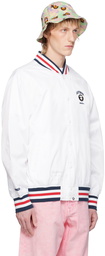 AAPE by A Bathing Ape White Lightweight Jacket