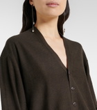 Lemaire Twisted wool-blend cardigan