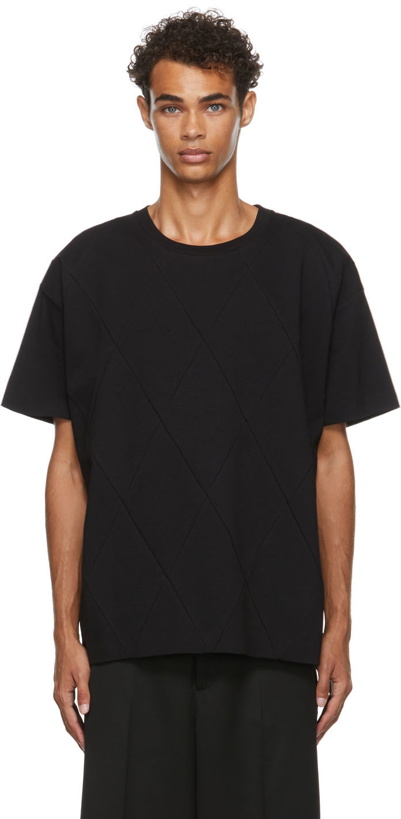 Photo: Valentino Black Geometric T-Shirt