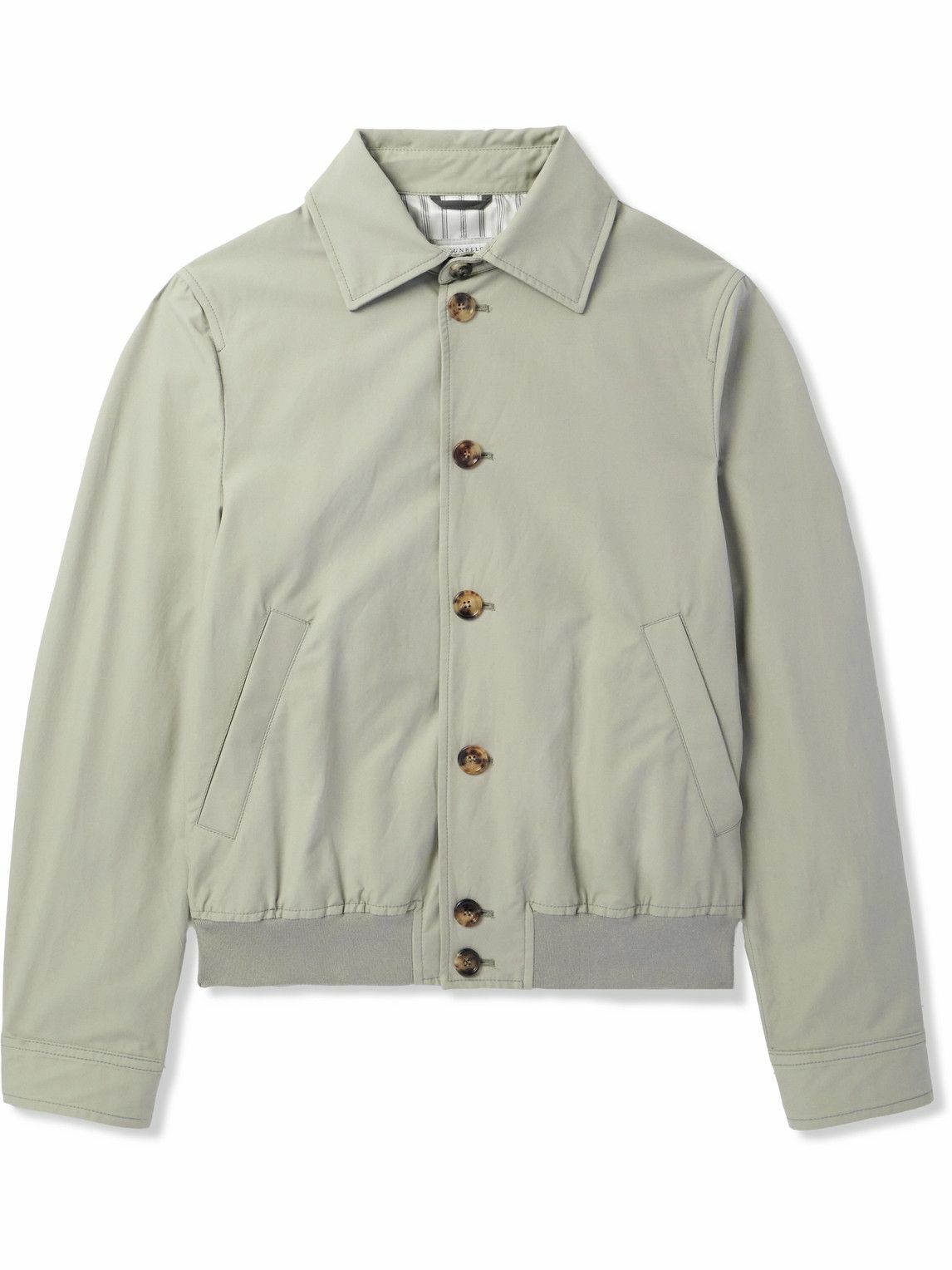 Brunello Cucinelli - Cotton-Blend Twill Bomber Jacket