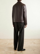 Paul Smith - Leather Jacket - Brown